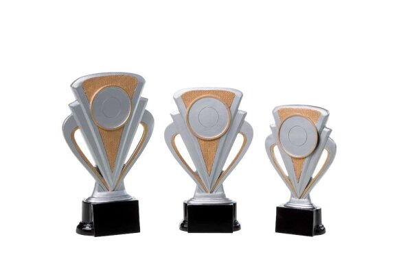 Pokal Serie "Carry" silber 14 Größen